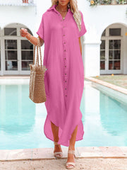 Women White Solid Color Long Sun Proof Cardigan Cover Up