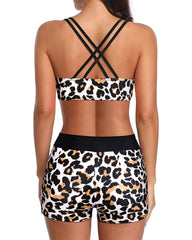 Women 3 Piece Tankini Swimsuits Tummy Control Bathing Suits