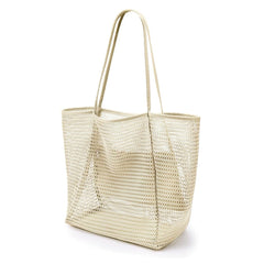 Women Swimming Beach Bag Portable One Shoulder Storage Bag Crossbody Bag Versatile Mesh Bag