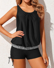 Women Tankini Swimsuits 2 Piece Bathing Suits Tops with Boyshorts