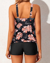 Women Tankini Swimsuits 2 Piece Bathing Suits Tops with Boyshorts