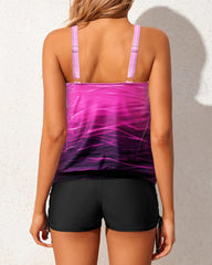 Women Tankini Swimsuits 2 Piece Bathing Suits Tops with Boyshorts