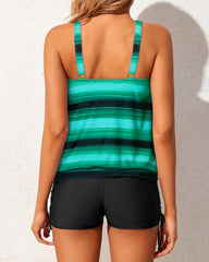 Women Tankini Swimsuits 2 Piece Bathing Suits Tops with Boyshorts
