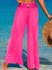 Women Sexy Swimsuit 3 Piece Bikini Set Beach Cover Up Mesh Pants Sexy Tube Tops Triangle