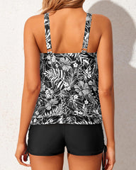 Women Tankini Swimsuits 2 Piece Bathing Suits Tops with Boyshorts