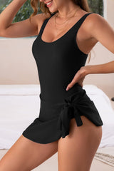 Women One Piece Swimdress Swimsuits Tummy Control Swim Dresses Skirt Bathing Suit