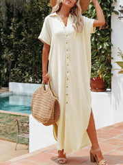 Women White Solid Color Long Sun Proof Cardigan Cover Up