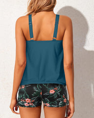Women Tankini Swimsuits 2 Piece Bathing Suits Tops with Boyshorts