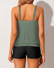 Women Tankini Swimsuits 2 Piece Bathing Suits Tops with Boyshorts
