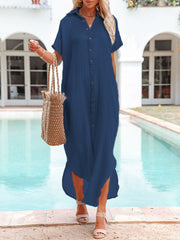 Women White Solid Color Long Sun Proof Cardigan Cover Up
