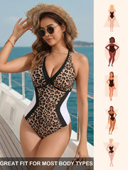 Women One Piece Swimsuit Slimming Tummy Control Bathing Suit