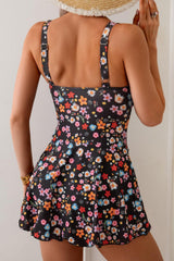 Women One Piece Swimdress Swimsuits Tummy Control Swim Dresses Skirt Bathing Suit