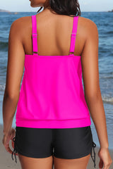 Women Tankini Swimsuits 2 Piece Bathing Suits Tops with Boyshorts