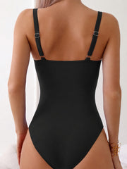 Women One Piece Tummy Control Swimsuit Ruched Slimming Bathing Suit Deep V Neck Full Coverage Swimwear