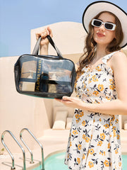 New Portable Waterproof Large Capacity Wet And Dry Separation Toiletry Makeup Storage And Awimming Bag